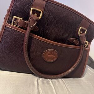 Dooney & Bourke Rich Brown Leather Satchel